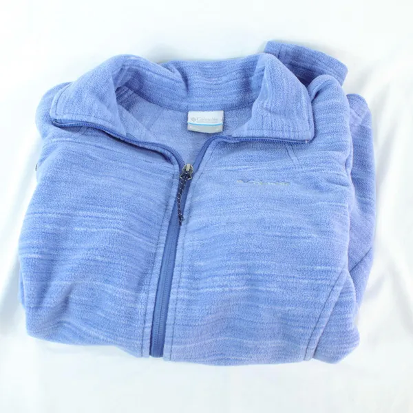 Columbia Sportswear Blue Zip Up Fleece Sweater Jacket Womens Size S - Image 4