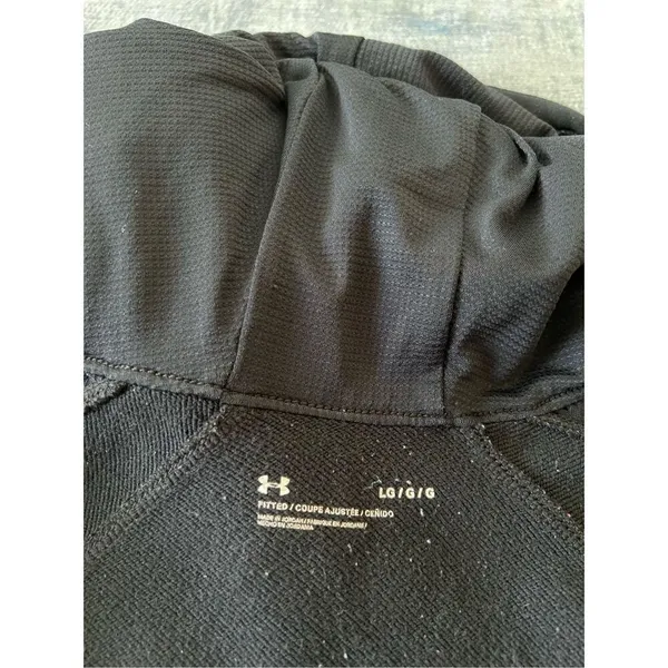 Under Armour Black Tech Terry Full Zip Hoodie Jacket Women's Large - Image 5