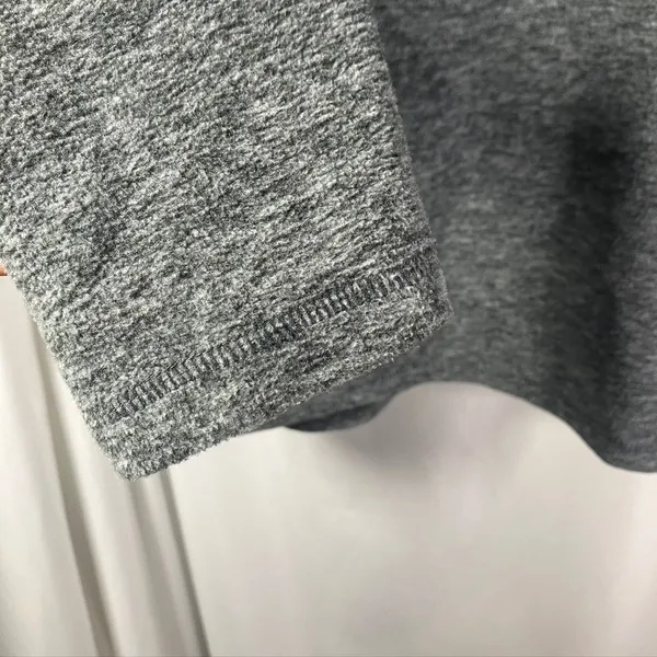 Eddie Bauer Womens Small Quarter Zip Pullover Long Sleeve Gray Athleisure‎ - Image 5