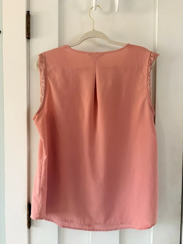 Dusty pink banana Republic dress shirt size‎ L - Image 6