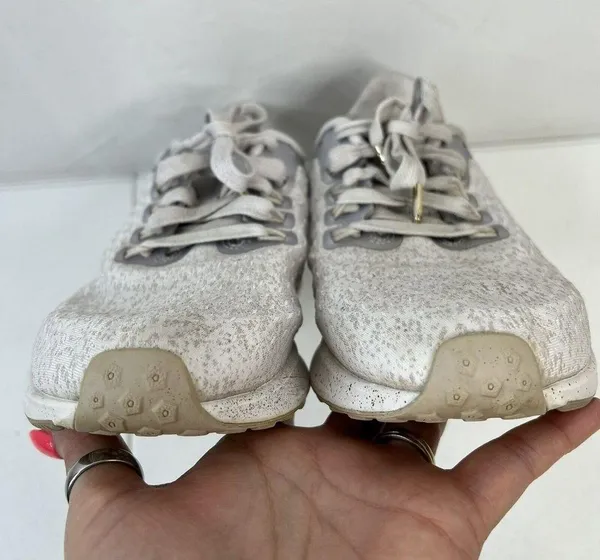 Nike Size 7.5 Air Zoom Pegasus 35 Premium Running Shoes Vast Grey AH8392-002 - Image 9