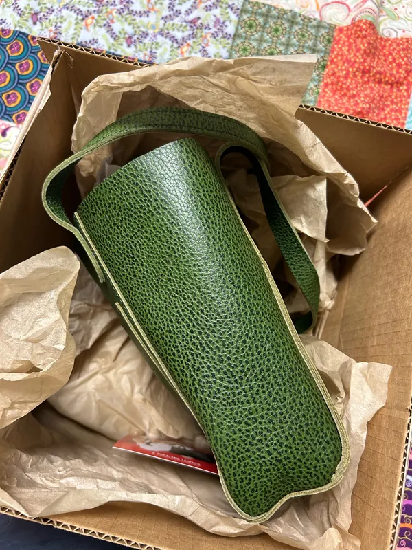 Portland Leather small Juliette tote avocado - Image 5
