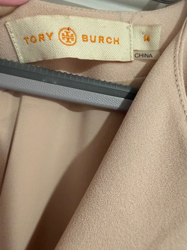 Tory Burch Pink V Neck Sleeveless Sheath Dress Women's 14 Workwear Office - Image 2