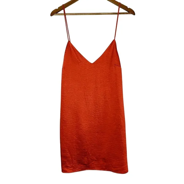 Superdown Jessa Open Back Red Mini Slip Dress MED NWT Sexy Club - Image 3