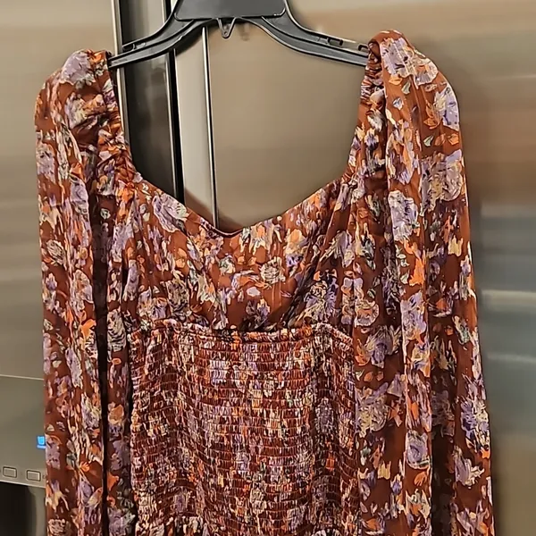 💕ASTR💕 Arlette Floral Sweetheart Long Sleeve Maxi Dress Floral Print Small NWT - Image 14