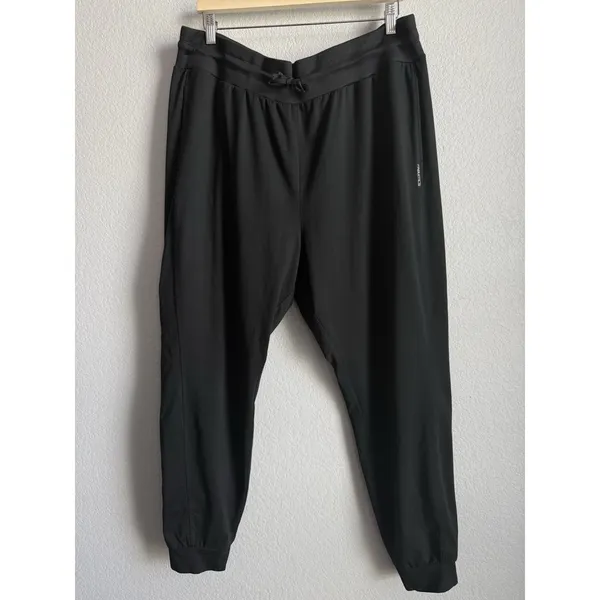 Fabletics Cold Weather Joggers Pants Black Thermal Winter Track Gorpcore Sz 1X - Image 5