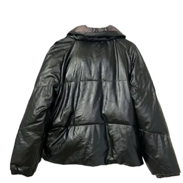 BLANK NYC Reversible Brown & Black Puffer Coat/Jacket(Size Large) - Image 5