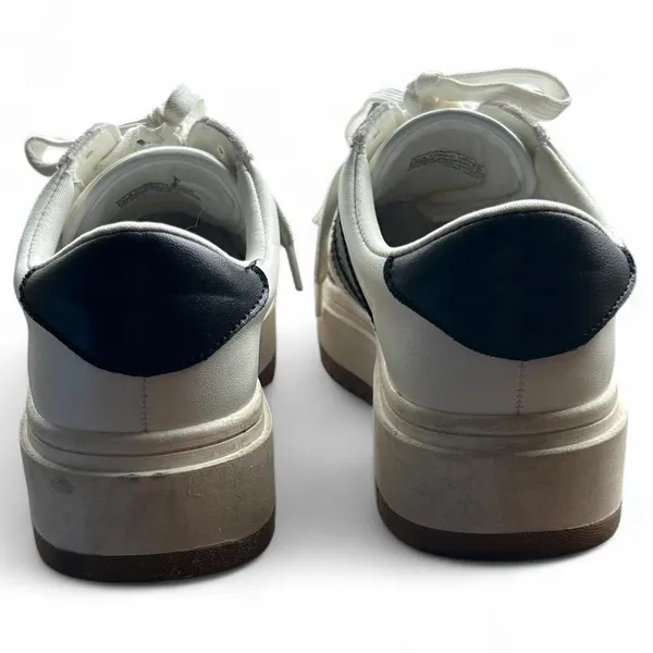 white and black platform sneakers Size 7 - Image 4