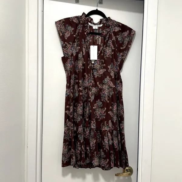 Veronica Beard Zee Dress in Brickmul - Image 2