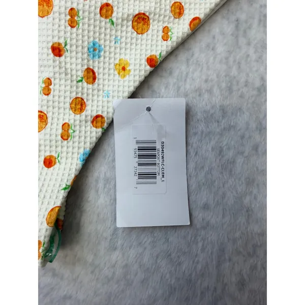 Dippin Daisys Seaport Bikini Bottom Clementine Floral Waffle‎ Knit Large NEW - Image 3