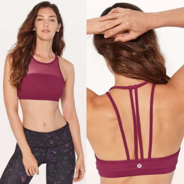 NWOT Lululemon Get Set Bra in Deep Luxe Size 4 - Image 2