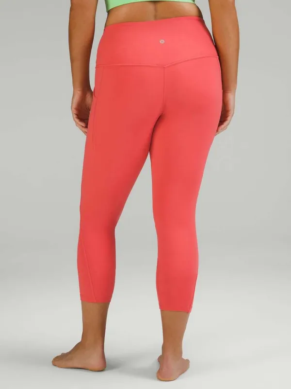 Lululemon Align High Rise with Pockets 25" Pale Raspberry Size 10 - Image 2