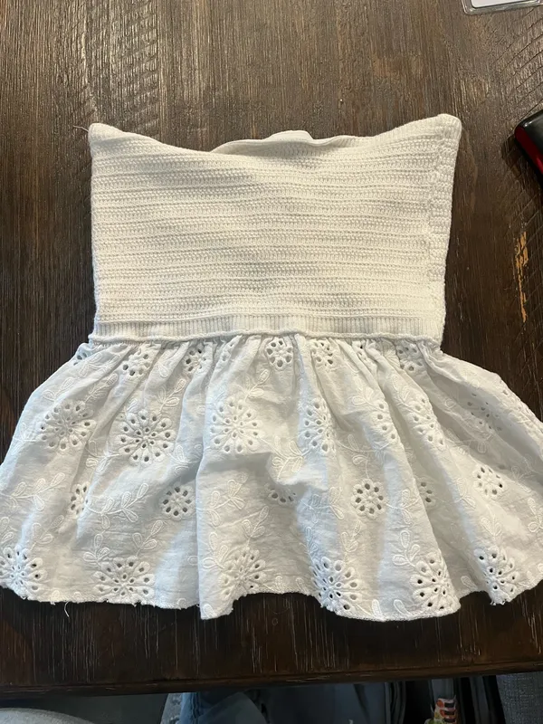 Princess Polly White strapless beach top - Image 2