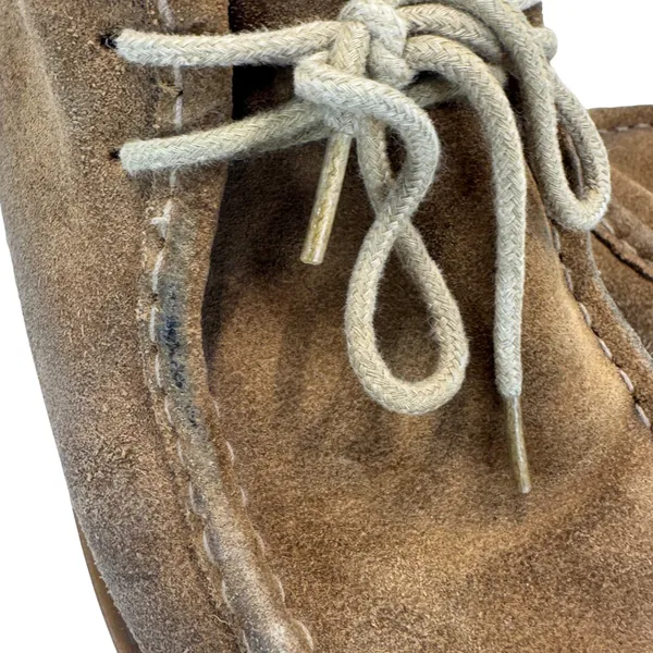 Vtg Mudd Sara 90s Platform Loafers Suede Brown Chunky Lug‎ Shoes 8.5 Academia - Image 5
