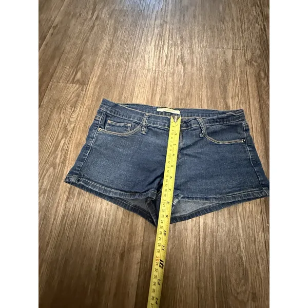 Forever 21 Shorts Womens 28 Blue‎ Dark Wash Denim Jorts Jean Y2K Summer Beach - Image 3