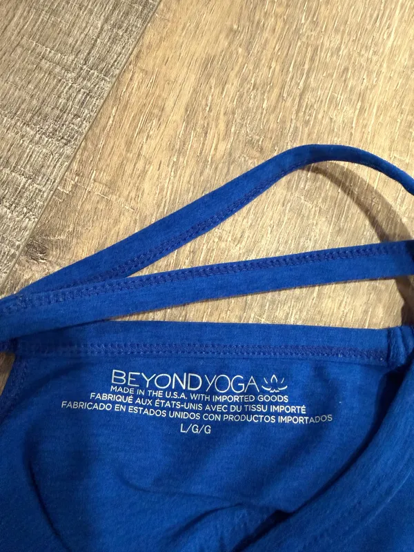 beyond yoga blue tank - Image 3