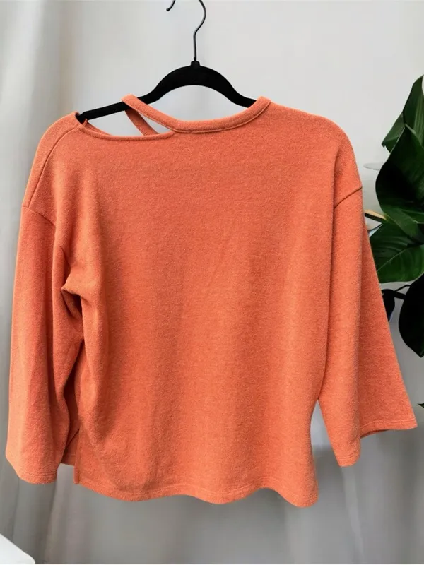 Zara Basics Collection Terracotta Top Size Small - Image 2