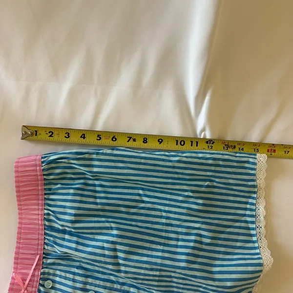 Simply southern Serena Boxer shorts pink and blue pinstripe size XXL - Image 6
