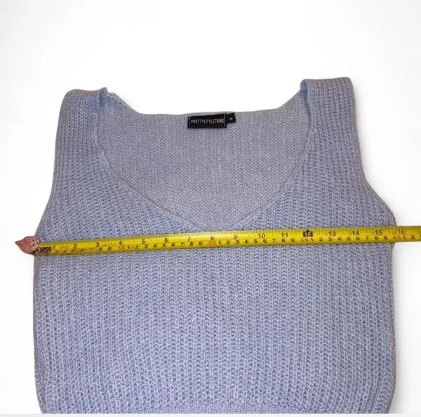 Pretty Little Thing Cropped Sweater Vest  - Image 4