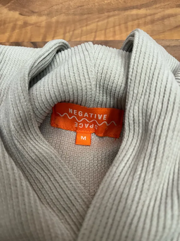 Tan knit hoodie Gray Size M - Image 2