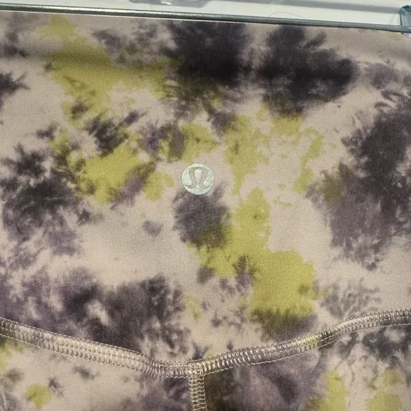 Lululemon grey purple green Tie-Dye‎ Align Leggings - Image 3