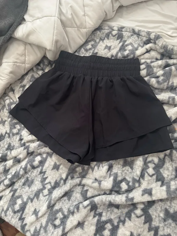JoyLab Black High-Rise Shorts - Image 5