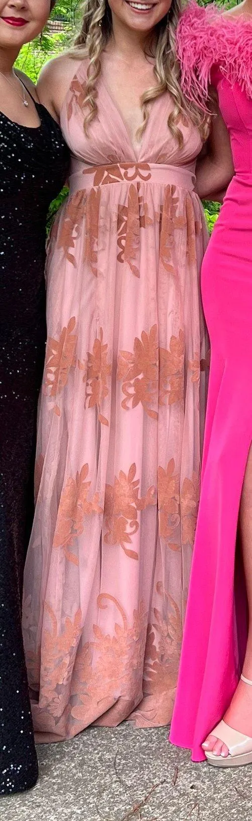Lulus Light Pink Formal Dress - Image 2