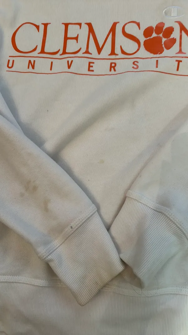 Vintage Clemson Champion Sweatshirt - Image 4