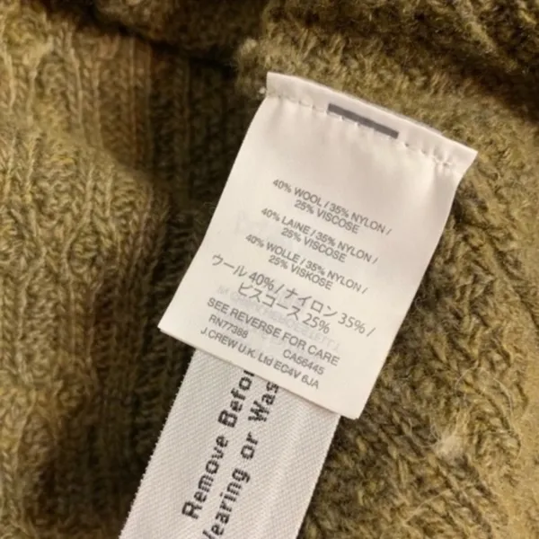 J. Crew‎ flared sleeve cable knit sweater - Image 3