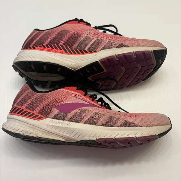 Brooks Ravenna 10 Running Shoes Womens 9.5 Pink Coral Purple GuideRails Sneakers - Image 2