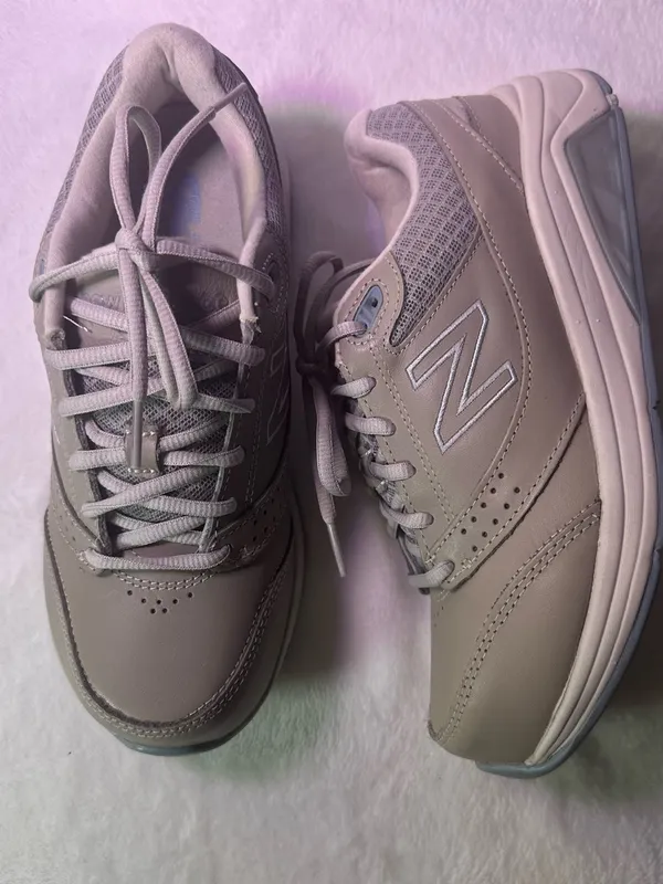 New Balance Women’s Taupe Lace-Up Athletic Sneakers - Image 6