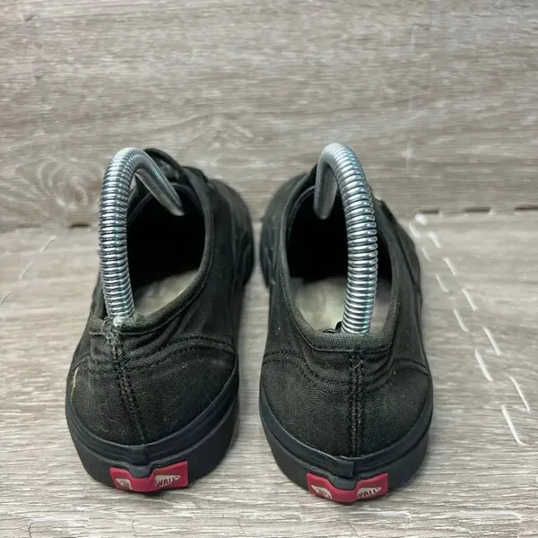 Vans Authentic Unisex Black Canvas Lo Pro‎ Skate Shoes Men's 6 / Women's 7.5 - Image 2