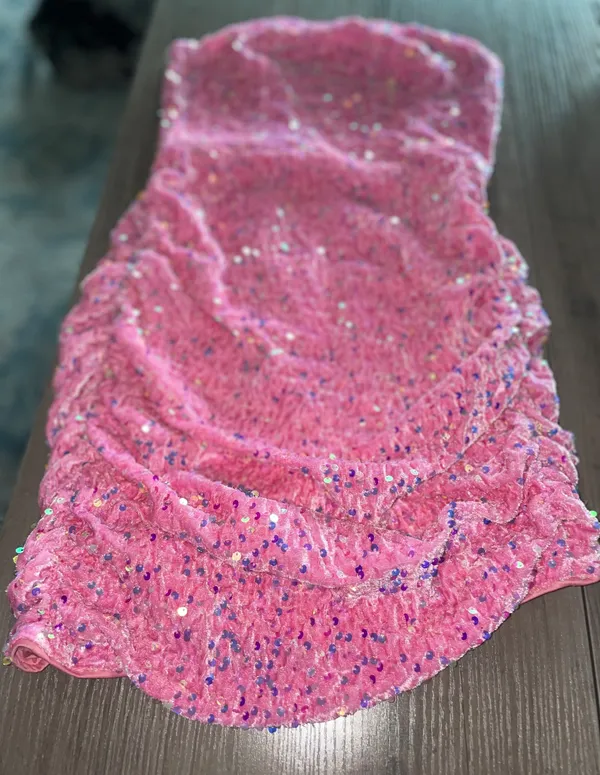 Strapless Dress Pink Size M - Image 2