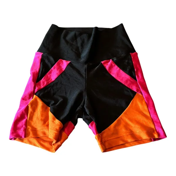 Hope Resort Pink & Orange Activewear Set Top Shorts Size XS - Image 3