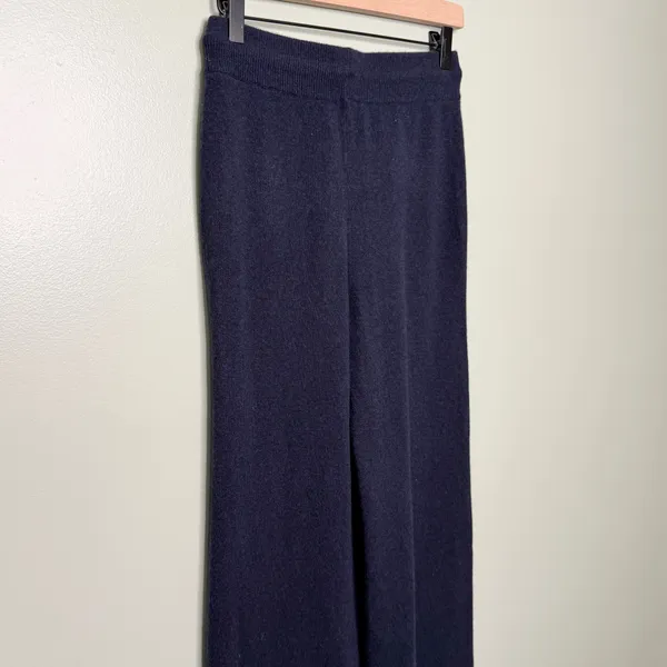 NWT Tuckernuck Cashmere Jane Pant Pants Wide Leg Navy Blue Women’s Size Small - Image 9