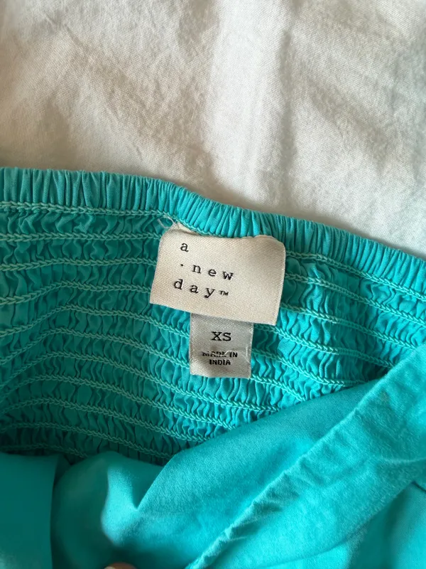 A New Day Blue Puff Sleeve Mini Dress - Image 5
