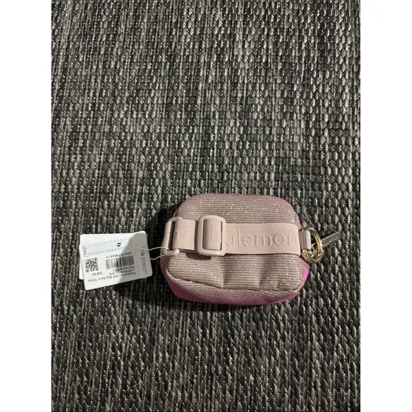 Lululemon Belt Bag Nano *Glitter Pink Champagne Muse Gold NEW - Image 3
