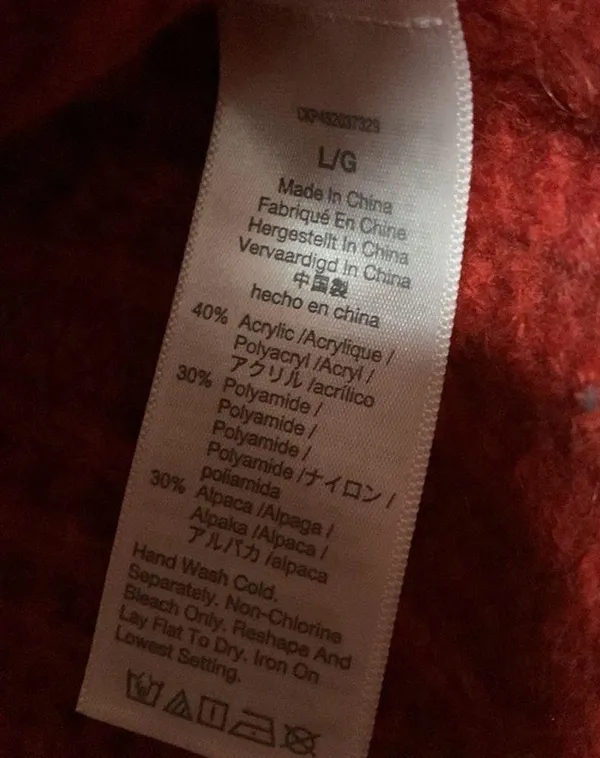 Madewell Sweater burnt orange woman size LARGE - Image 4