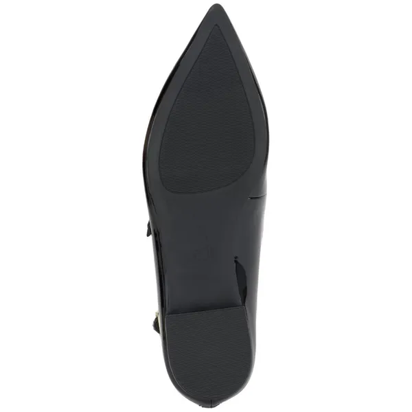 NWT INC International Concepts Valan Triple-Strapped Flats Black Patent 9.5M - Image 2