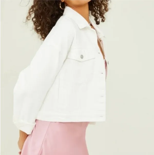 NWT Altar’d State Bride White Jean Jacket - Image 3