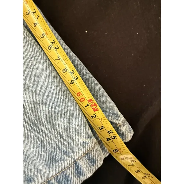 Everlane Jeans Womens 27 Blue Crop The Curvy 90s Cheeky Straight‎ Organic Cotton - Image 6