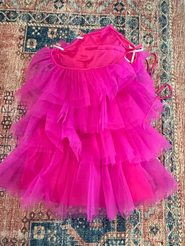 Dillard's Pink ruffle halter dress - Image 3