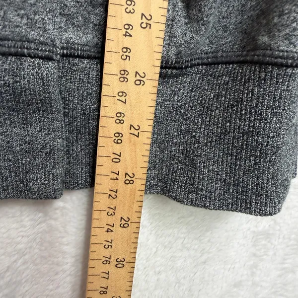 Lululemon 4 Wrap Up Jacket Heathered Gray Hoodie Wrapper French Terry Relaxed - Image 11