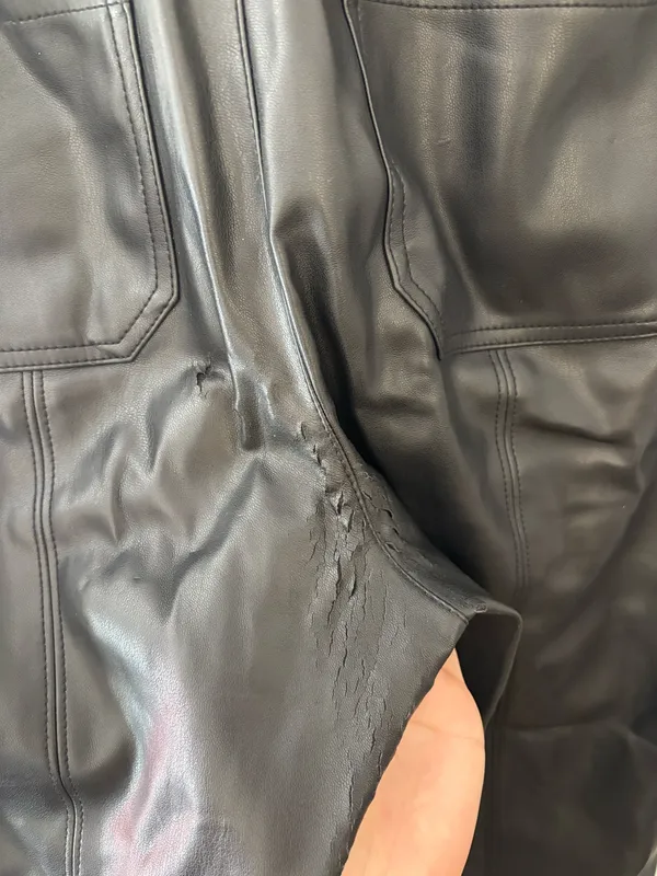 Madewell Faux Leather Pants - Image 5