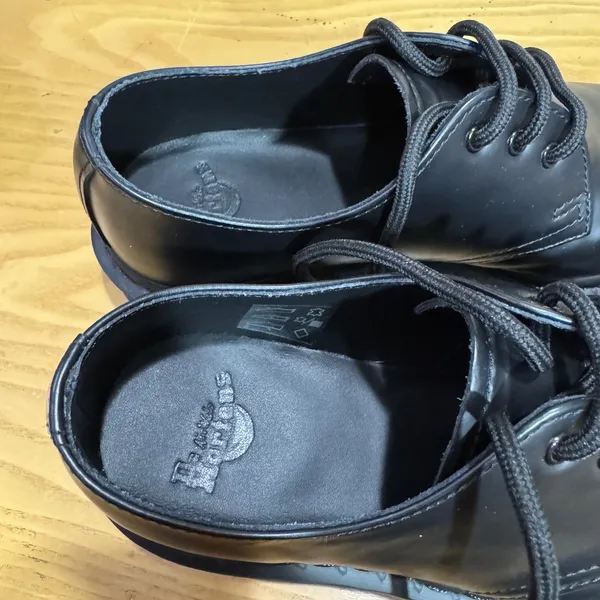 Dr Martens 1461 Mono Smooth Black Leather Oxford Shoes 6W/5M - Image 9