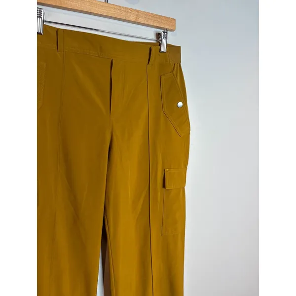 Athleta Vienna Cargo Pants in mustard gold - Image 4