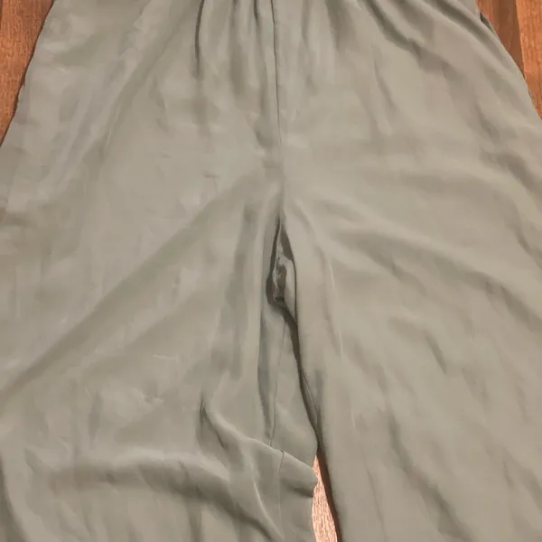 Birdy Grey Green Jumpsuit Wide-Leg High-Waisted - Image 13