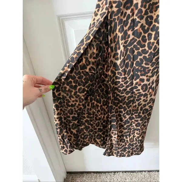NWT Resa Harper Slip Dress Cheetah - Image 7
