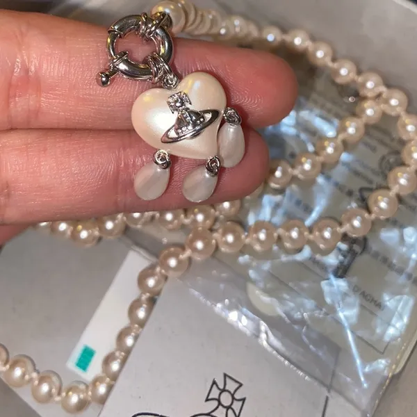 Vivienne Westwood Sheryl Faux-pearl and Brass Necklace - Image 11
