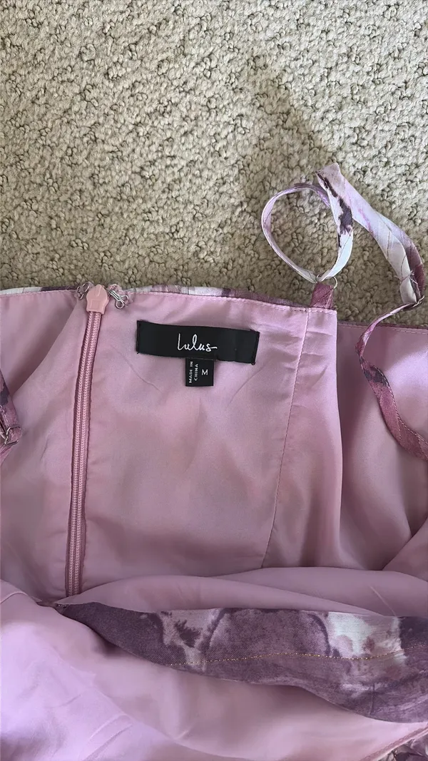 Lulus Dress Maxi Pink - Image 2